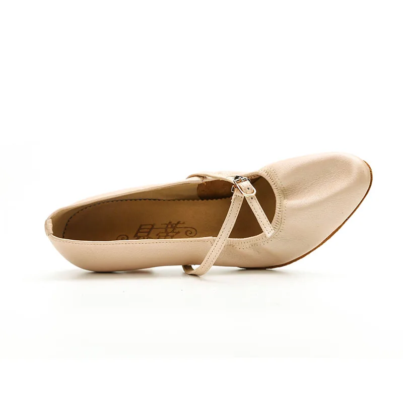 Delle donne di Standard di Scarpe Da Ballo BD 125 Pratica Tacco In Pelle di Maiale Delle Donne Sala Da Ballo Scarpe Da Ballo Dancesport Danza