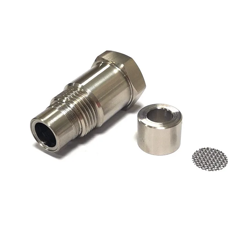 2PC M18X1.5 Fix Oxygen Sensor Adapter Catalytic Converter for Off-road Oxygen O2 Sensor Auto Parts Three Element Crankshaft Mini