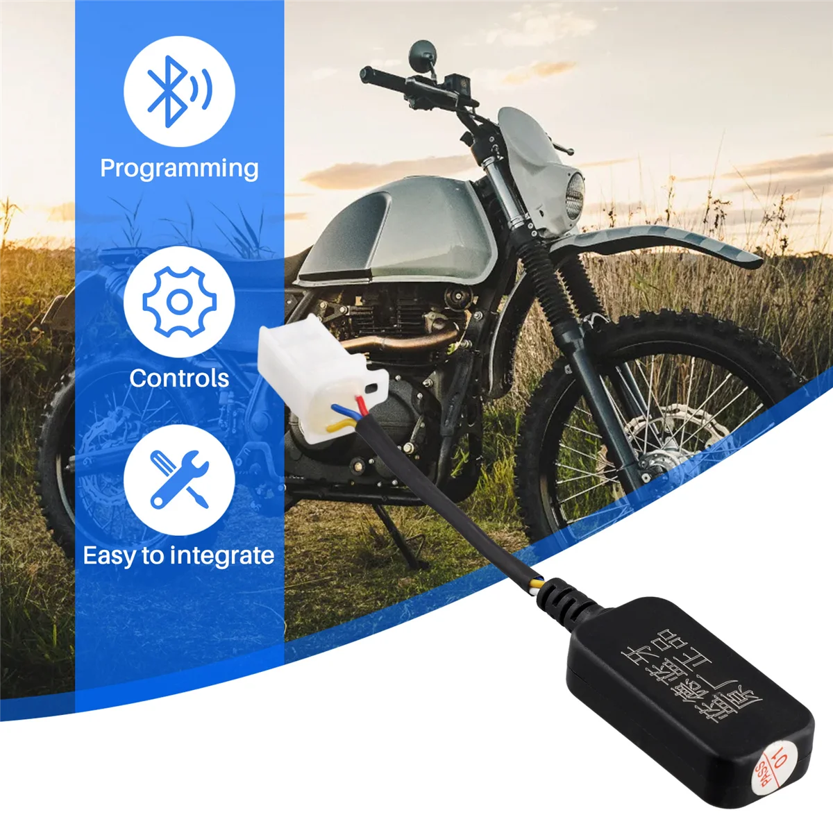 Motocicleta elétrica Bluetooth Programming Module, Data Import and Forwarding, Fit for VOTOL Controller
