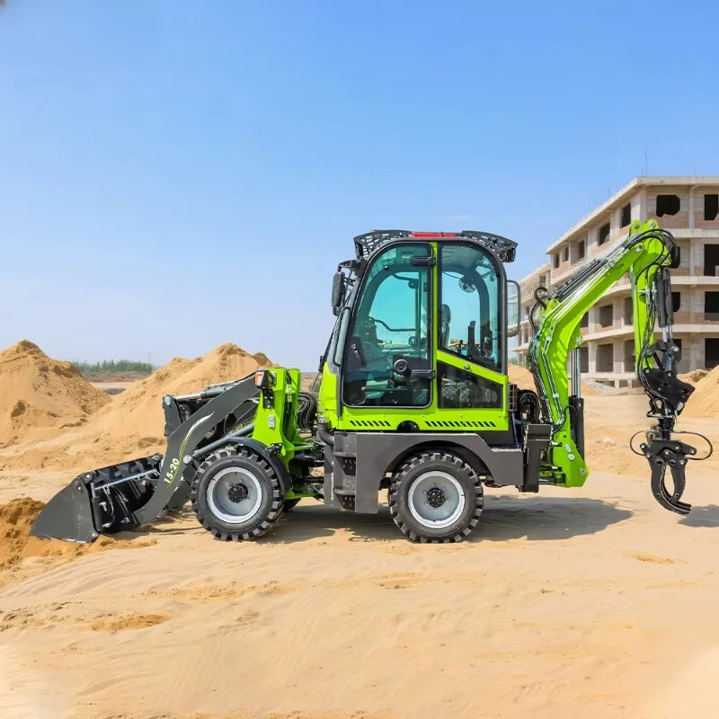 Utility Backhoe Loader All Round Construction Equipment Combined Loader Digger Design  Daily Civil Engineering Land Development