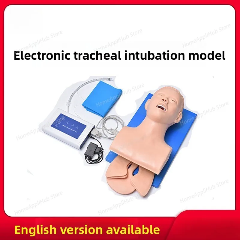 Electronic Human Tracheal Intubation Operation Model with Alarm Advanced Adult Tracheal Intubation Simulation Manikin