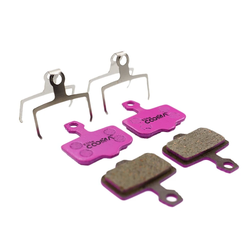 COOMA SPORT 4 Pairs Ceramic Bicycle Disc Brake Pads For SRAM DB LEVEL, AVID Elixir R, CR, CR , 1/3/5/7/9, X.0, XX