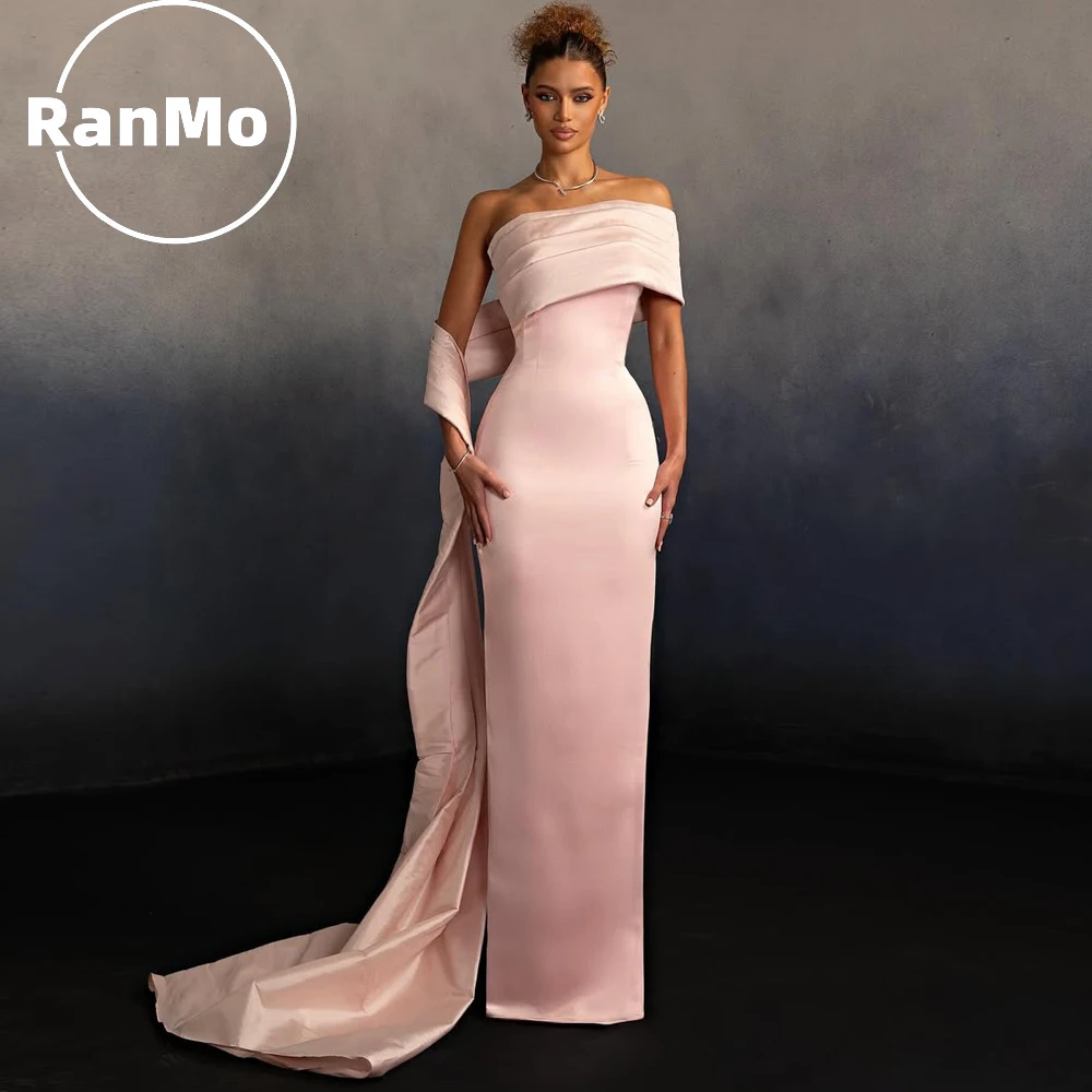 

Ranmo Customized pink Formal Prom Dress 2026 Birthday Dubai Saudi Arabic Evening Gowns Floor Length Formal Occasion Party Dress