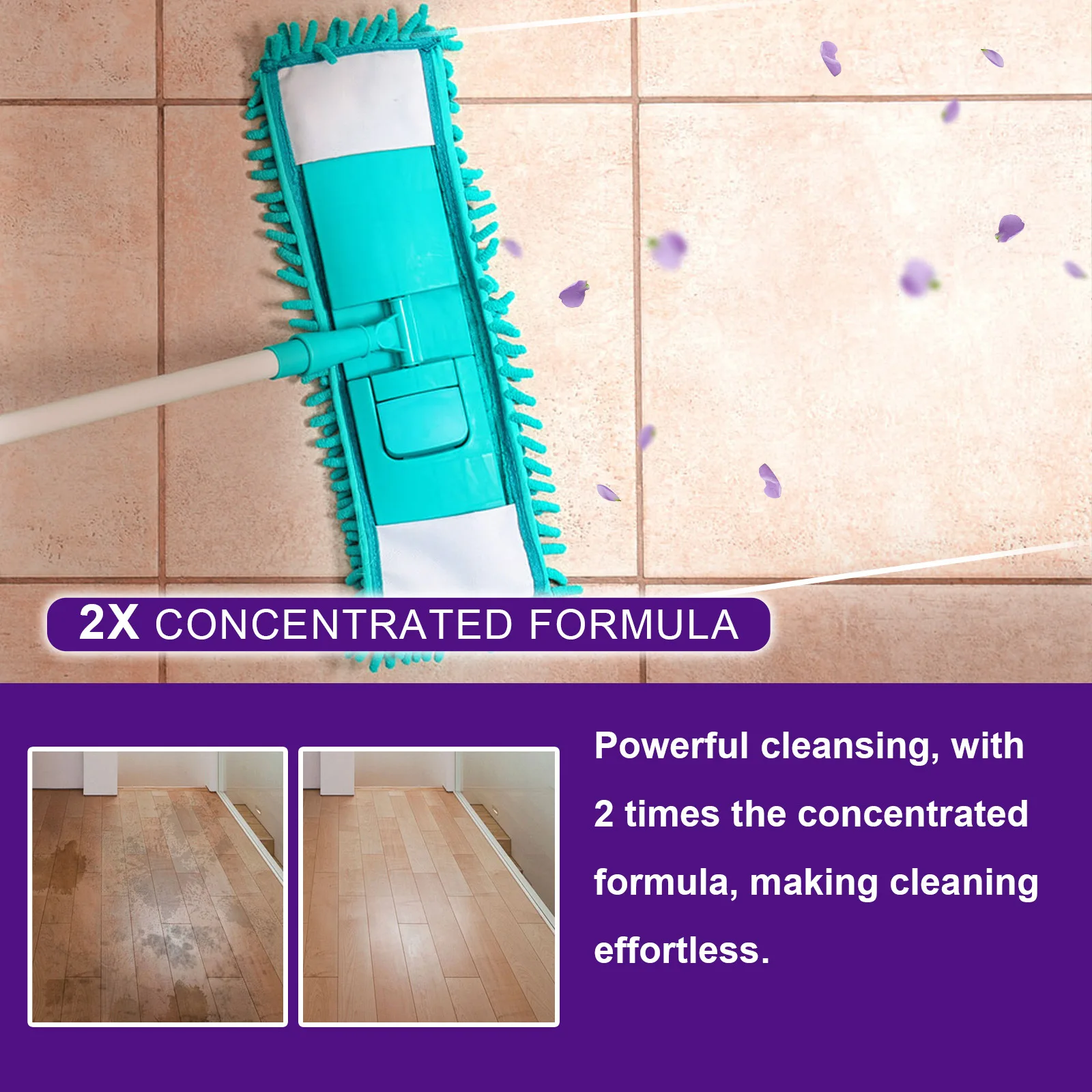 Floor Cleaning Liquid Wood Floor Stain Remover Ceramic Floor Polishing Repair Scratch Decontamination Tile Brightening Cleaner