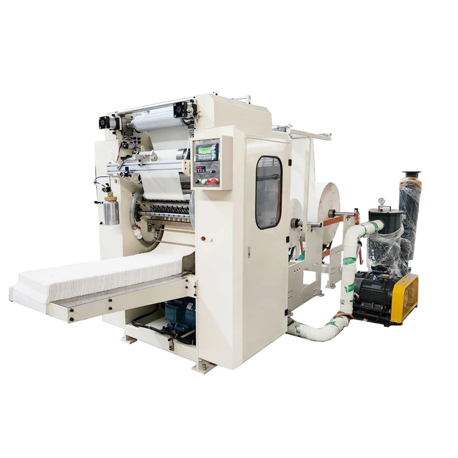Automatic V Fold 2-Line Facial Tissue Hand Towel Paper Processing Machine Hand Towel Making Processing Customized