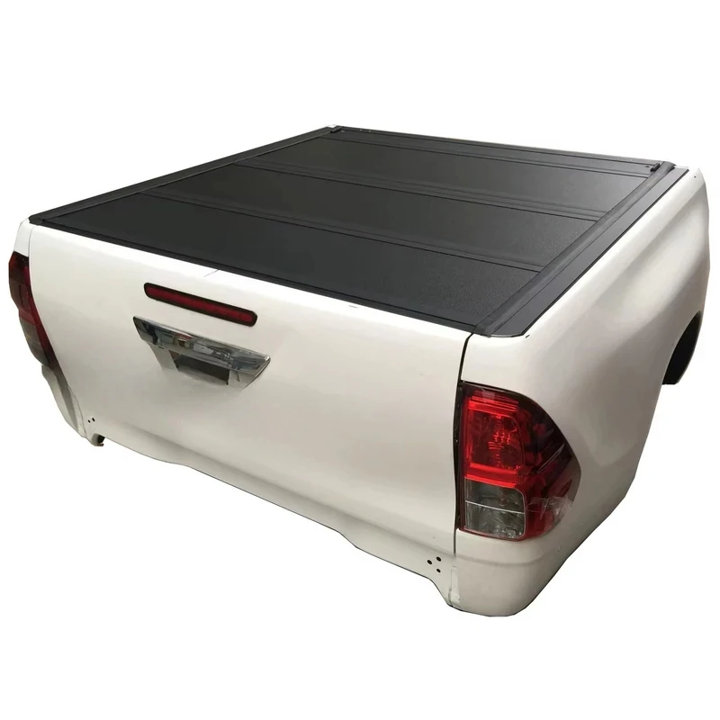 Factory Hot Sale Aluminum Alloy Retractle Ing Tonneau Pickup Truck-Universal Fit No-Drill Roll-Up Bed Cover
