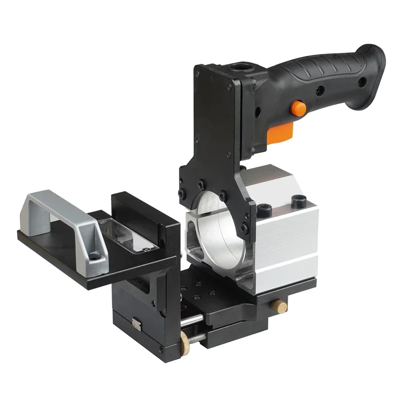 Two-in-one grooving bracket line rail machine trimming side hole invisible fastener clothing cabinet