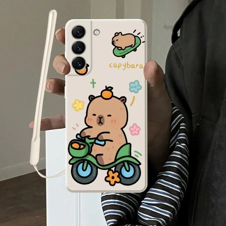 Capybara Case for Samsung Galaxy A13 A14 A22 A52 A35 A11 A12 A34 A36 A26 A51 A16 A24 A15 Phone Cover