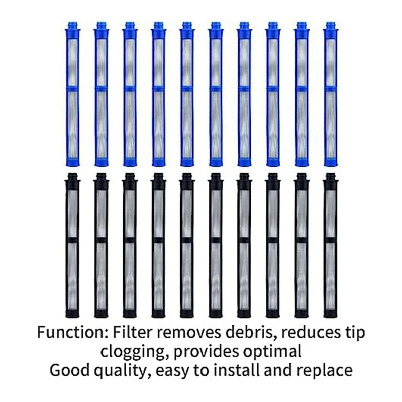 Airless Spraygun Filtros Set Kit, 287033, 100 Malha De Látex, 287032, 60 Mesh, mais pressão, 5 pcs