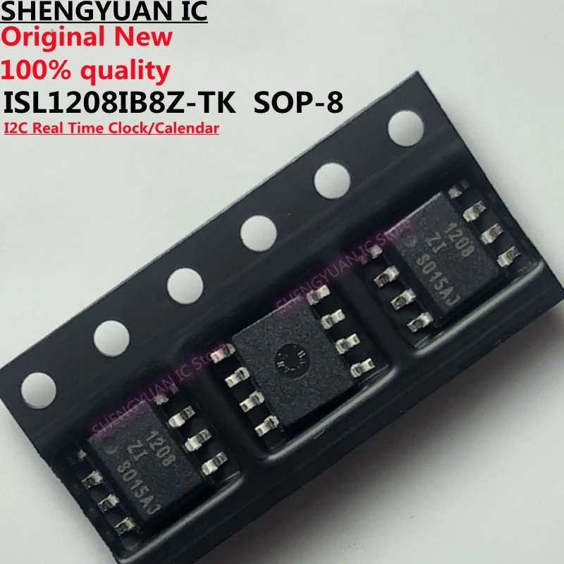 10Pcs  I2C Real Time Clock/Calendar ISL1208IB8Z-TK SOP-8 1208 ISL1208IB8Z ISL1208 100% new imported original 100% quality