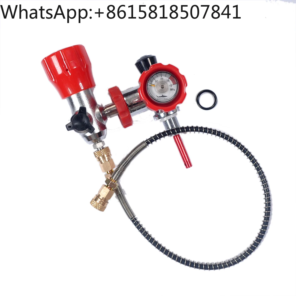 

6.8L high-pressure gas cylinder head valve 3L 5L super large to small gas cylinder adapter filling cylinder valve complete set