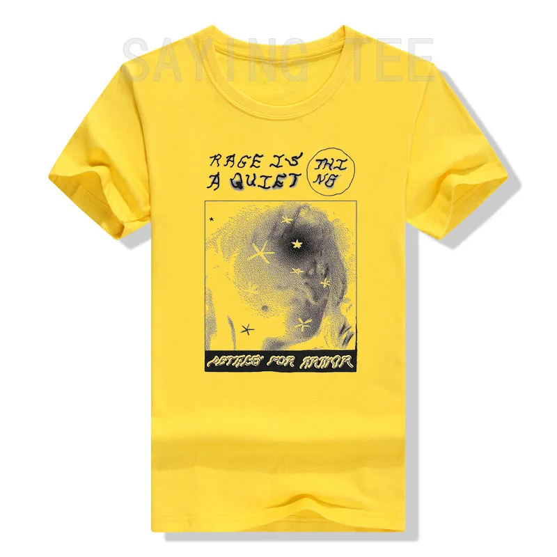 Hayley Williams T-Shirt Blütenblätter Skizzenkunst Grafik Vintage T-Shirt Rage Is A Quiet Retro-Stil Musikliebhaber Spruch T-Shirt Kurzarm – Detail 17