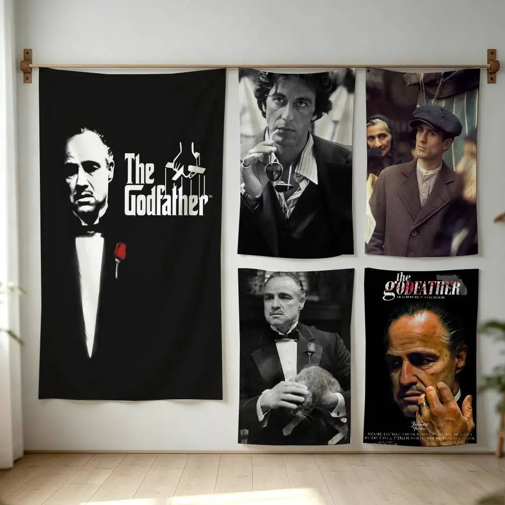 Movie The Godfather Flag Digital Printing Banner for Garage Wall Out Door Decoration