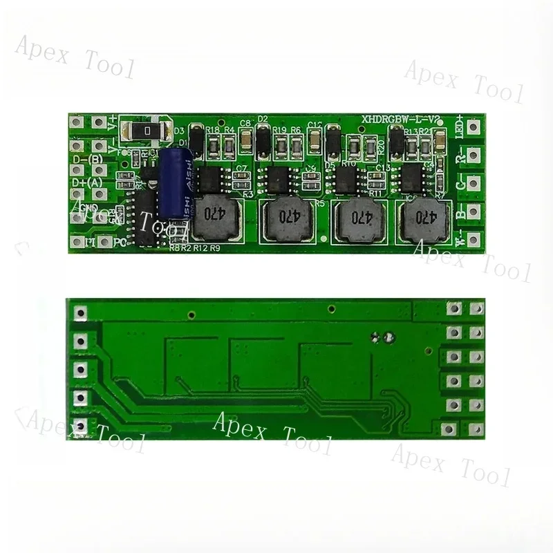 DMX512 Constant Current Drive Power Supply Module Four Channel RGBW Full Color Decoder 900mA 12w-108w