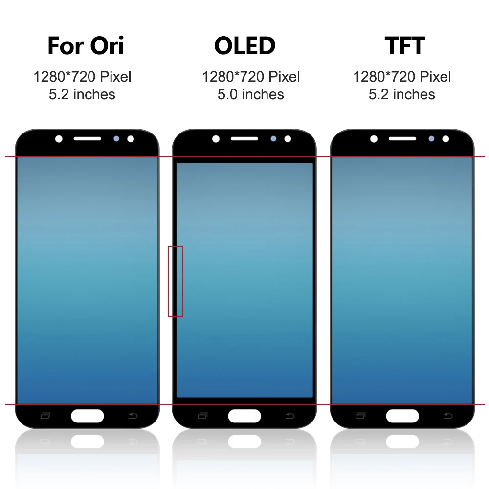 5.2\'\'J5 2017 For Samsung For J5 Pro J530 J530F J530G J530S LCD Display Touch Screen Digitizer Assembly Replacement