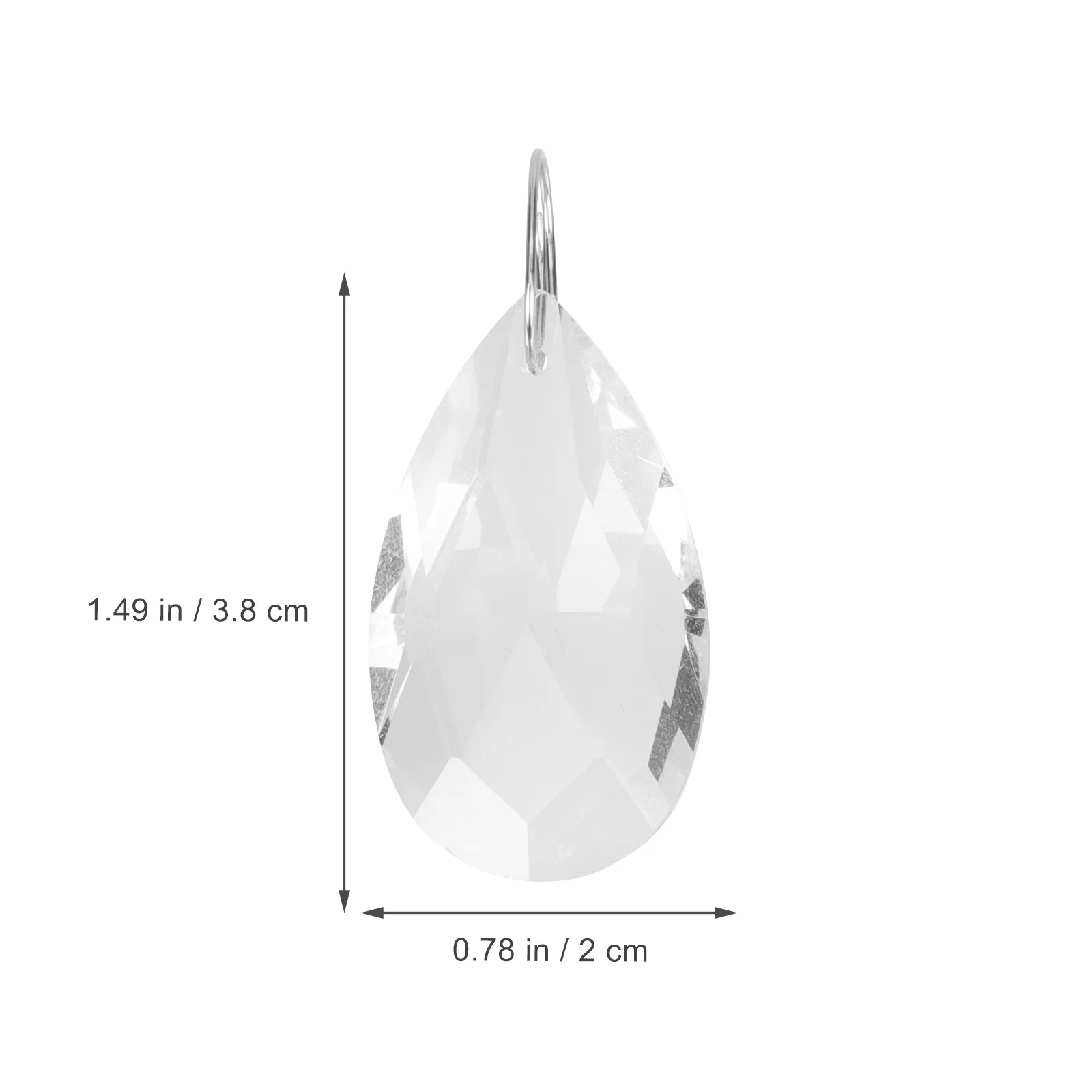 

10 шт., хрустальный кулон, декор, блестящий свет, отражающие подвески для комнаты, оконная лампа, рождественское украшение