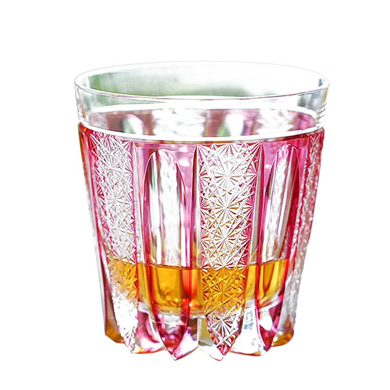 

Crystal glass whiskey wine hand-carved crystal wine