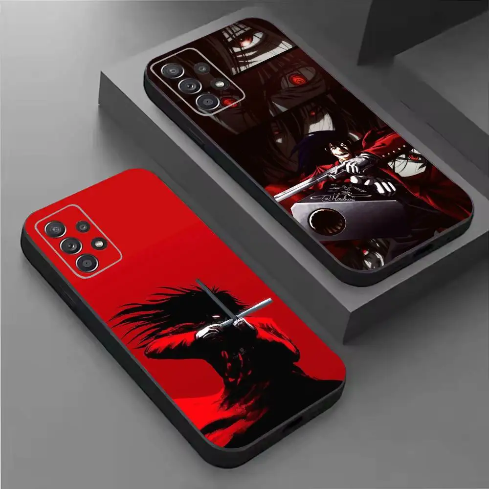 AnimeH-Hellsing-g V-Vampire Soft Black Phone Case for Samsung  S26,25,24,21,22,21,20,10,9,8,7,6Ultra,Plus,Fe, Lite