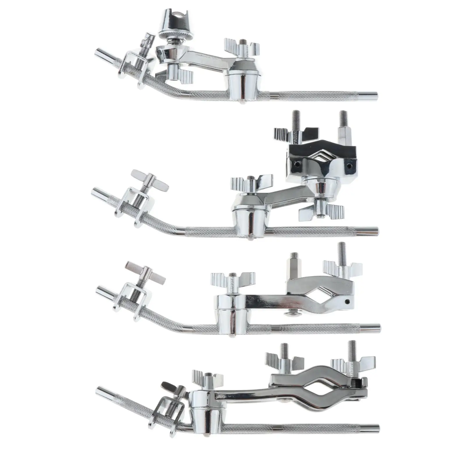 Drum Accessories Clamp Holder Cymbal Stand Removable Metal Rod Extension Percussion Drum Parts for Junior Practice Pad