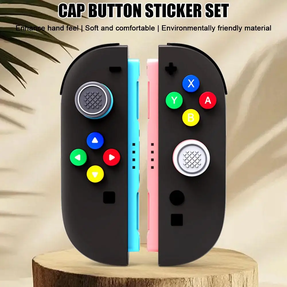 For Switch 2 Silicone Button Caps Colorful Joystick Thumb Cover For NS2 JoyCon Non-Slip Directional Button Covers Game Accessori