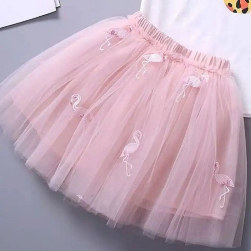 Baby Girls Tutu Fluffy Skirt Toddler Princess Ballet Dance Tulle Mesh Skirt Kids Cake Skirt Cute Girls Clothes Pettiskirt Skirt