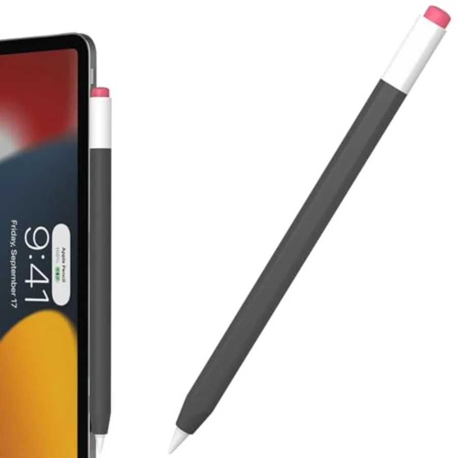 

Classic Silicone Case Cover Compatible with Apple Pencil Pro Case and Apple Pencil 2nd Generation Protective Sleeve Supports Ma