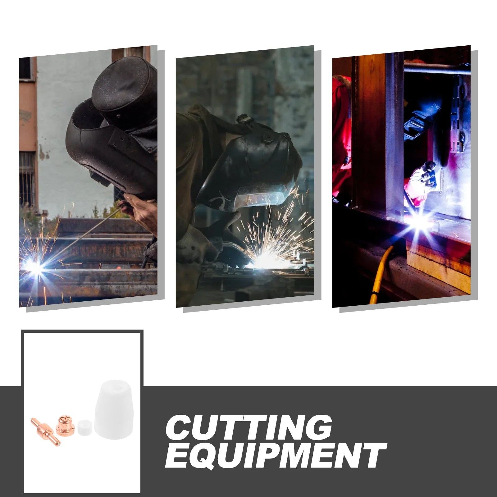 

1Set Plasma Machine Consumable Set Professional Grade Nozzles for Smooth and Accurate Plasma Cutting Long-Term Use Resistant to