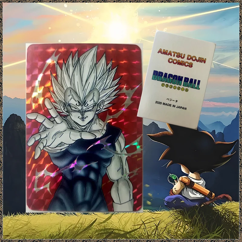 Japanese Anime Dragon Ball DIY ACG Battle Game Bejita Yonsei Foil Holographic Collectible Cards Christmas Birthday Toy Gift