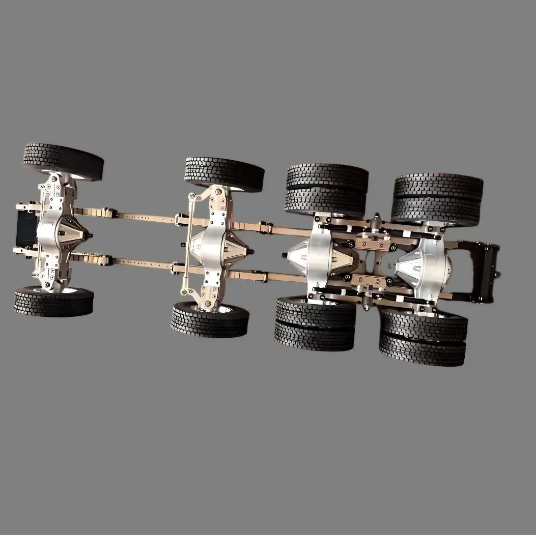

Metal Differential Axle Front/rear Drive Axles 8X8 6X6 4X4 Suit for 1/14 Tamiya RC Truck SCANIA 770S VOLVO BENZ MAN Car