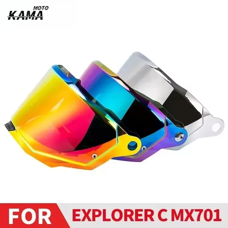 for LS2 MX701 PIONEER II Helmet Anti-fog Stickers Light Black Lens,Motorcycle Adventure Helmet Visor