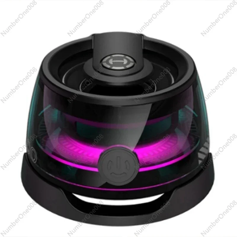 Portable Magnetic Bluetooth Speaker Mini Sound Box Bluetooth 5.3 RGB Lighting Phone Holder True Wireless Bass Speaker