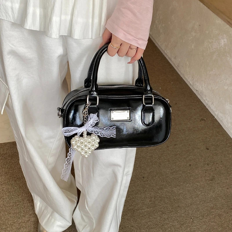 

Simple Designer Diaper Bags For Women Elegant Leather Crossbody Bag High-End Minimalist Vintage Commuter Bag