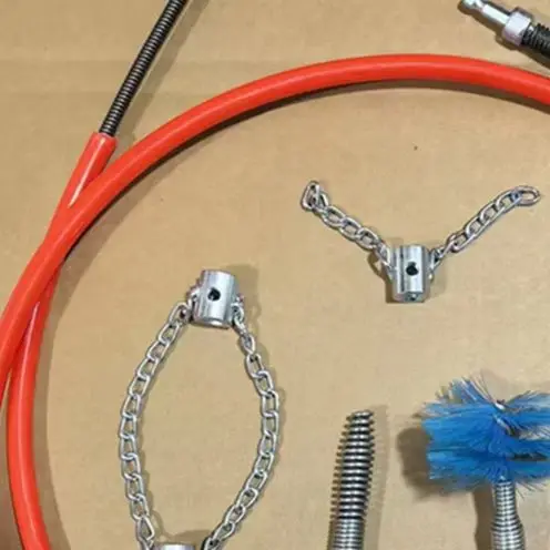 For Toilet Sink Shower Bathtub Drain Pipe Clog Remover Hand Crank Stainless Steel Snake Tool 2m 5m 10m 15m Kitchen Plumbing