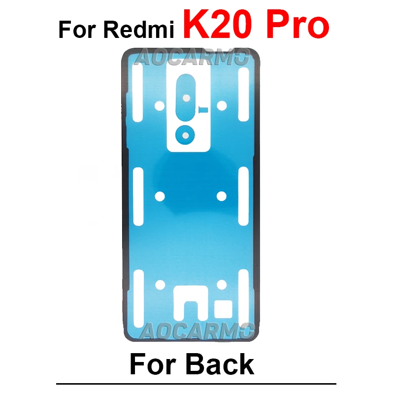 For Redmi Note 7 8 8T 9 Pro 5G Rear Door Housing Back Cover Adhesive Sticker Tape Glue K20Pro K30 K40 K50 Pro Replacement