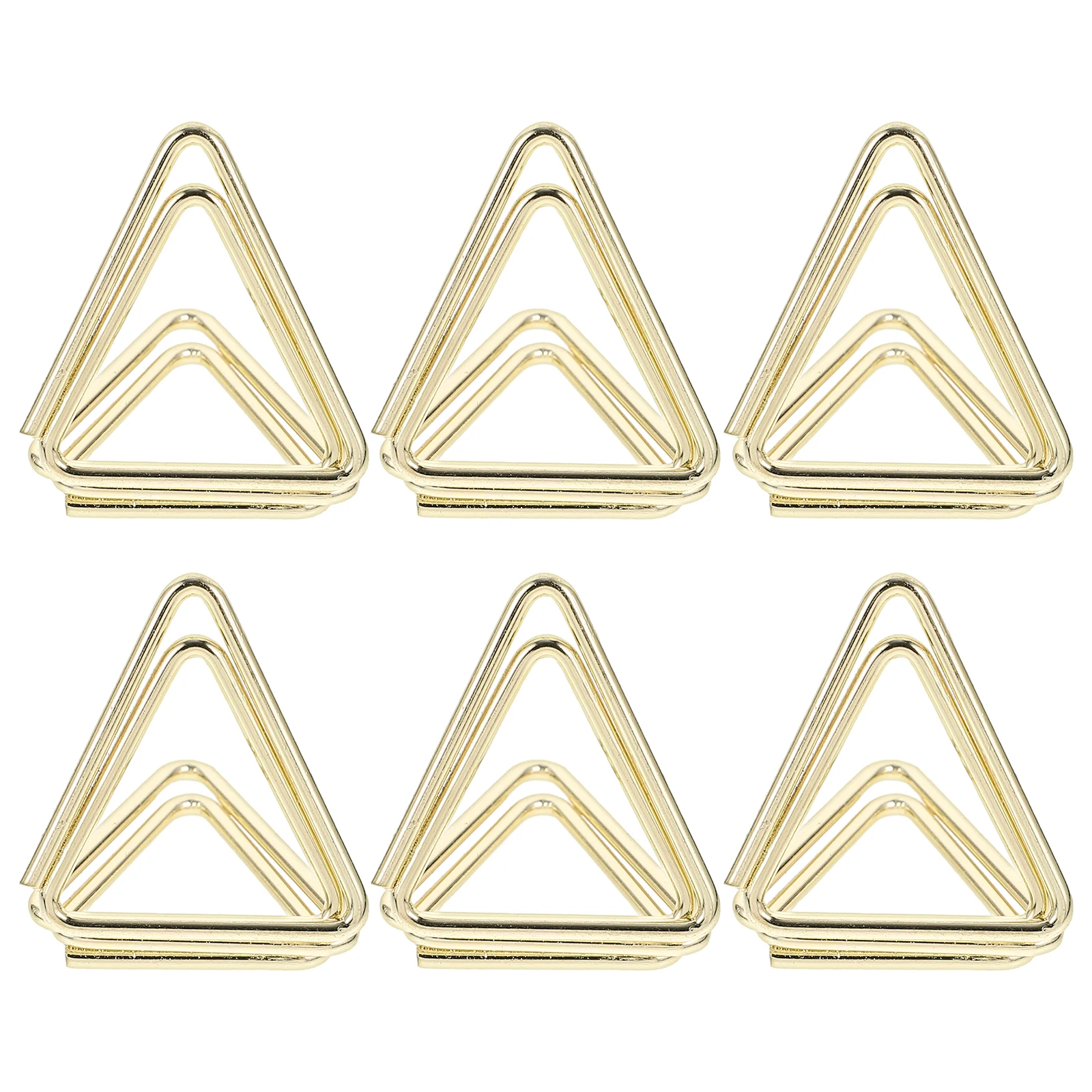 

6pcs Metal Desktop Note Holders Picture Card Stand for Weddings Memo Clip Rose Gold Table Number Holder Practical Photo Shelf