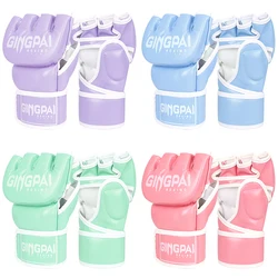 Professional MMA boxing gloves for children, thickened fighting gloves for men and women, Sanda half finger gloves for adults
