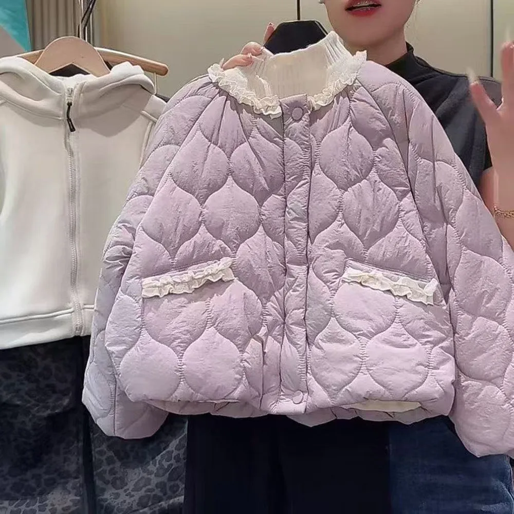 سترة قطنية للفتيات الصغيرات لخريف وشتاء معطف قطني غير رسمي جديد للأطفال لسترة دافئة للفتيات