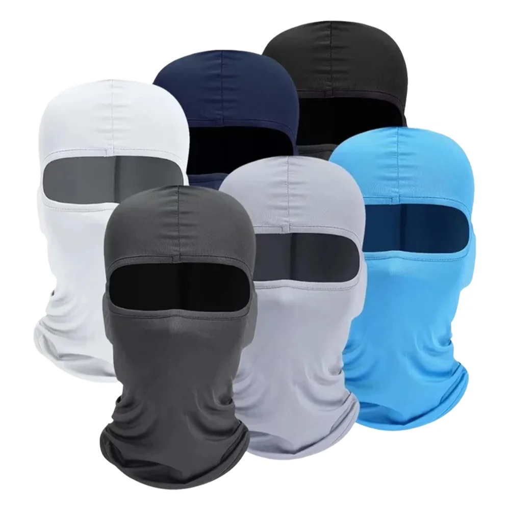 AliExpress NONE Motorcycle Balaclava Sun Protection Full Face Mask Breathable Mesh Airsoft Mask Balaclava Bicycle Cycling Head Cover