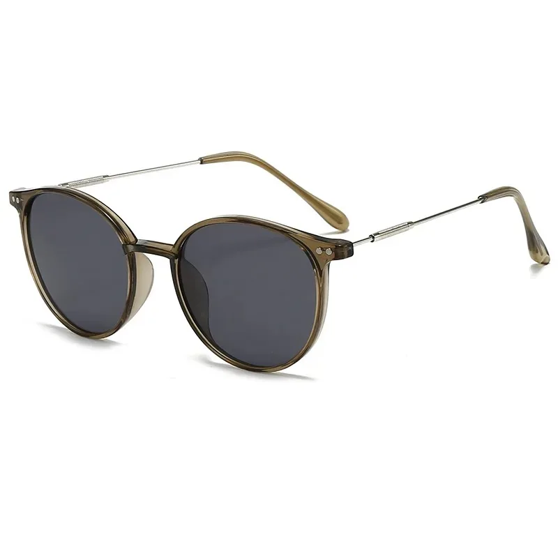 New Round Vintage Sunglasses Women Retro Luxury Brand Designer Sun Glasses for Women Sunglass Men Outdoor Fishing Shades UV400 view 5