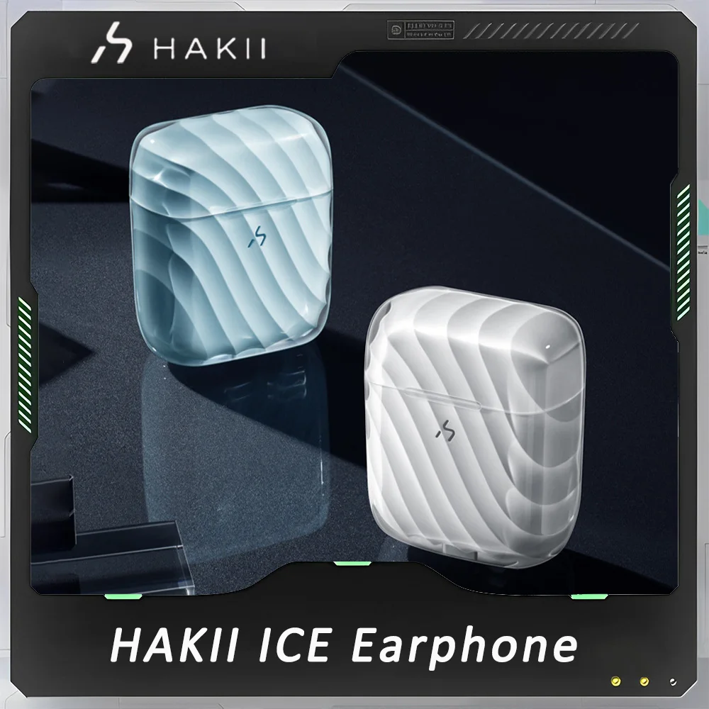 

Hakii ICE Lite Wireless Earphone Bluetooth5.2 TWS In-Ears Noise Reduction Earbuds 7 Hour Playtime IPX4 PC Gamer Earphone Gifts