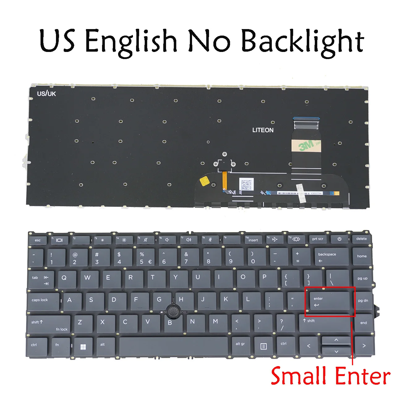 Teclado de portátil para HP Elitebook 840 G7, 845 G7, 840 G8, 845 G8, ZBook Firefly 14 G7, ZBook Firefly 14 pulgadas G8, inglés estadounidense