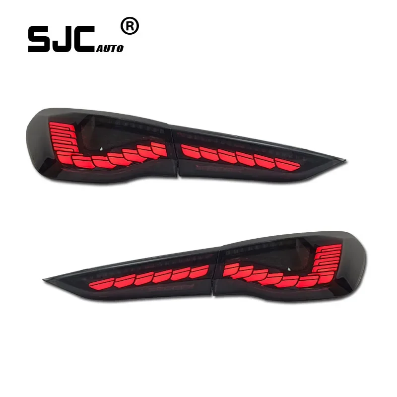 

SJC Auto Car Tail Lights For BMW G82 M4 & G22 4 SERIES Coupe Sequential OLED GTS Style Taillights Rear Lamps