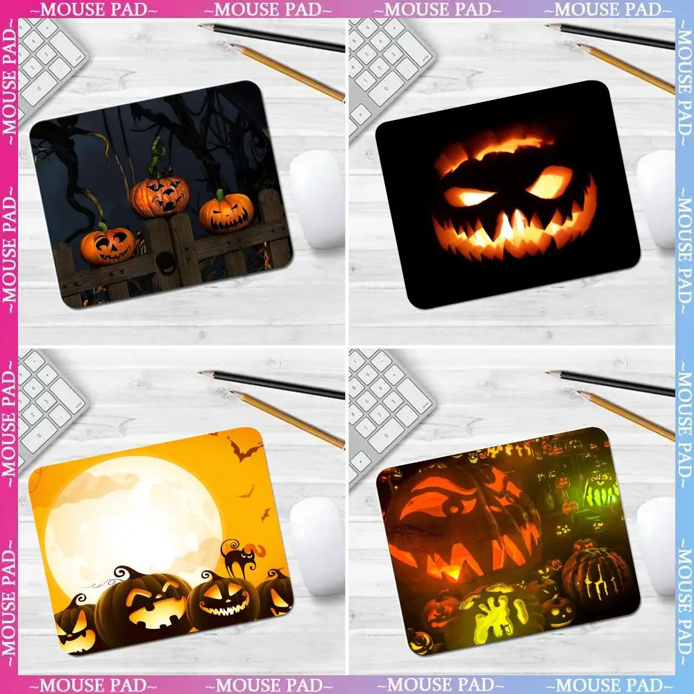 Halloween Mouse Pad Non-Slip Game esktop Leather Mause Pad Waterproof Anti-Scratch Easy To Clean Mat For Give gifts to daughter,