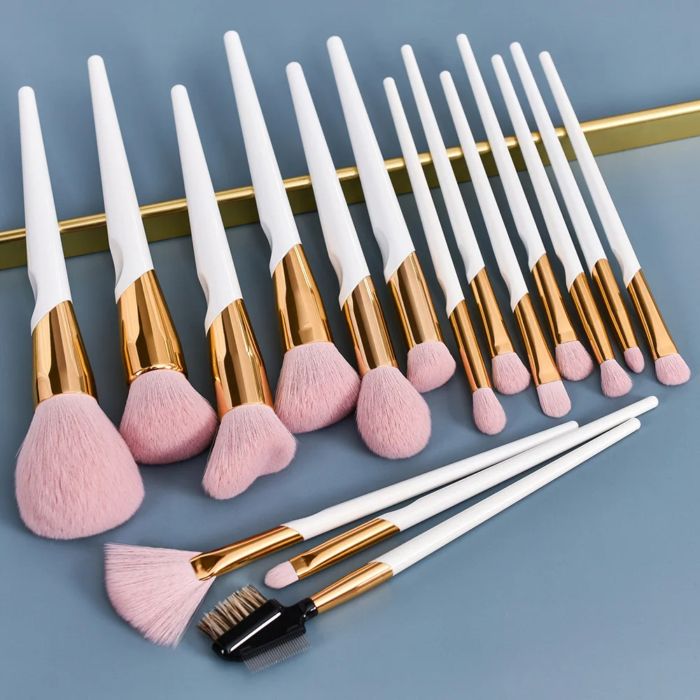 16 makeup brush set Thumb Makeup brush Complete makeup tools Blush brush Eyeshadow brush