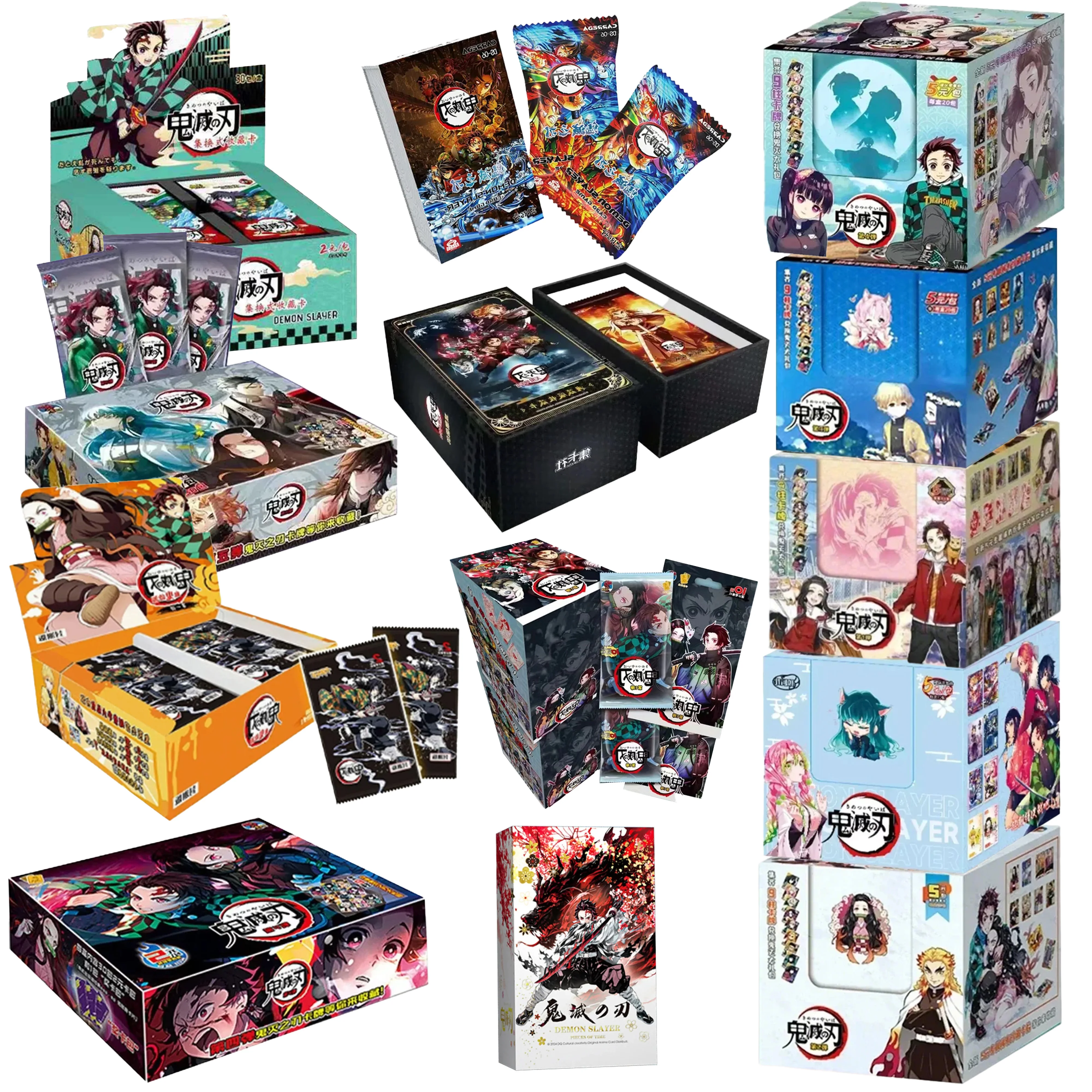 BANDAI Original Demon Slayer TCG Cards Diamond Rare SSP Collection Tanjiro Nezuko Infinity Train Arc SSP Rarity Character Arts