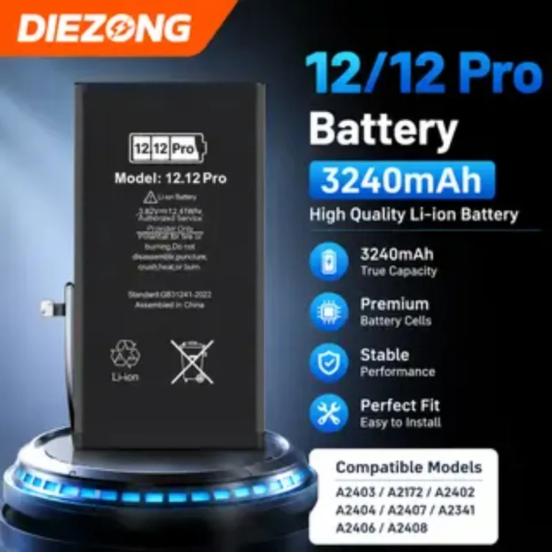Battery for IPhone 12/12Pro Mobile Phone Batteries High-Quality High Magnification Fast Shipping Persistent standby In Stock