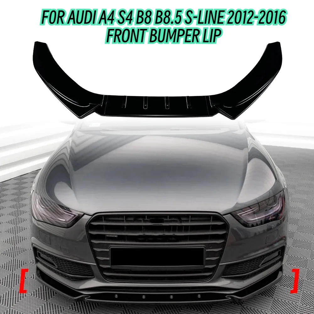 Für Audi A4 S4 B8 B8.5 S-line 2012 2013 2014 2015 2016 Auto Frontstoßstange Splitter Lippe Diffusor Karosserie-Kit Spoiler Schutz
