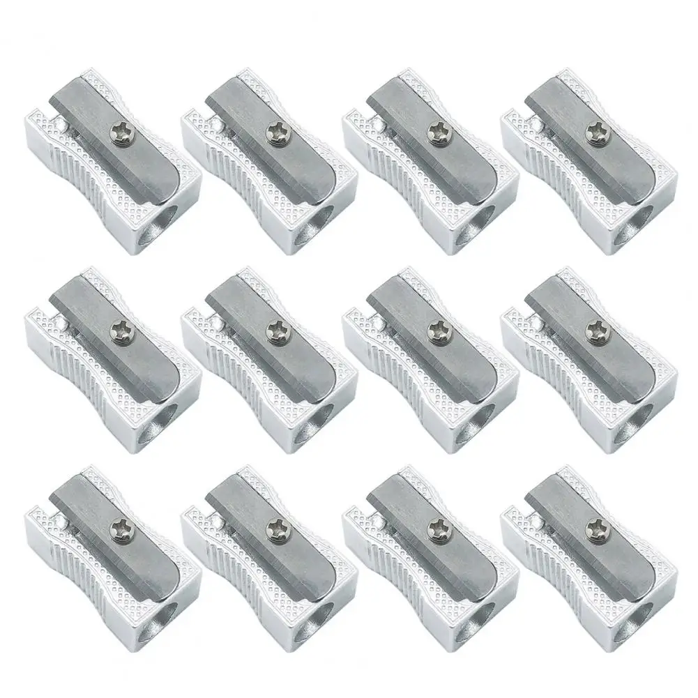 Compact Pencil Sharpener Office Pencil Sharpener Compact Pencil Sharpener Set Non-slip Base Single Hole Hand Held for School