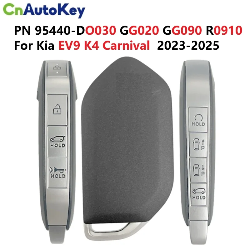 

OEM PCB PN 95440-DO030 GG020 GG090 R0910 For Kia EV9 K4 Carnival 2023-2025 Smart Key 7 Buttons 433MHZ 4A Chip