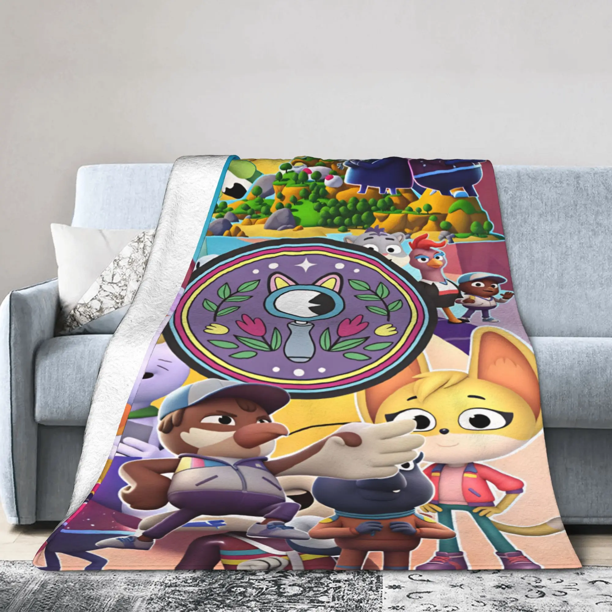 The Creature Cases Cartoon Animation Television Blankets Quality Soft  Throw Blanket Autumn Camping Outdoor Novelty Bedspread